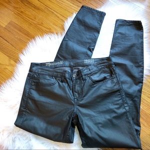 Madewell Faux Leather Black Skinny Skinny Jeans